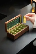 貯金箱 隠し収納ボックス ブラックウォールナット 無垢材 金塊 おしゃれ 高級感 小物入れ インテリア