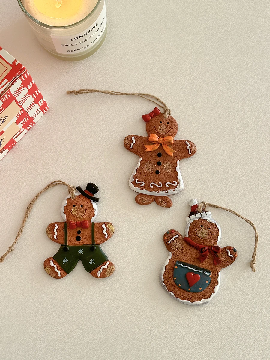 ジンジャーブレッドマン 装飾 吊るし飾り DIY クリスマスツリー用 製品ガイド