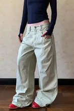 感あるワイドレッグカーゴパンツ【ウォッシュ加工・スタッズ装飾】