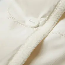 茵曼 防寒刺繍入りダウンジャケット【羽毛なし・冬用・レディース】