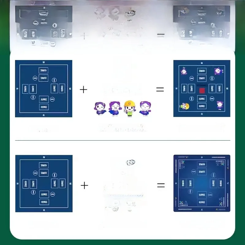 高級ゲーム用テーブルクロス：正方形短毛の実用性と使用シーン