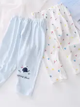 子供用薄手綿パンツ【竹節デザイン・防蚊・夏用・ゆったりフィット】（セットアップ対応）