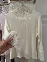 秋冬用保温インナー【レーストリム・ラウンドネック・スリムフィット・自発熱】（セットアップ対応）