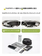軽量防水仕様のデュポン紙内蔵バッグ【アークテリクス双肩リュック対応・ラzipあり】