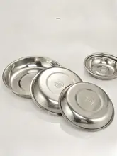 316ステンレス製 食品グレードの浅型丸皿【加厚・家庭用・配膳用】