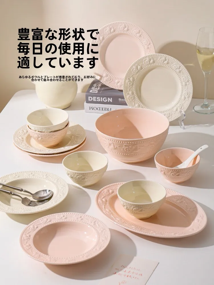 川嶋おもちをどう選ぶ？法式風の粉嫩少女心が響く陶器食器セットが今、日本の家庭に届いている