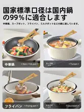 耐熱性 高透明強化ガラス鍋蓋【万能・家庭用・フライパン用】