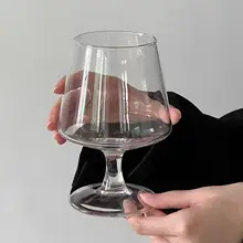 高脚フルーツティーカップ【ガラス製・ジュース・炭酸水・ブランデーカップ・冷飲用】