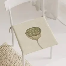 禅風 蓮の花デザイン座布団【オフィス用・長時間座れる・家庭用】