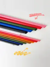 環境に優しいPLA製のカラフルストロー【太さと細さのバリエーション・独立包装・長め・曲がるタイプ】