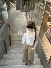 細斜紋デニムブレンドストレートパンツ【フィット・ウエスト周りが気にならない・女性用】