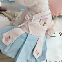 ペット用衣服 唐装スタイル犬服【かわいいプリンセスデザイン・漢服風・中国風】