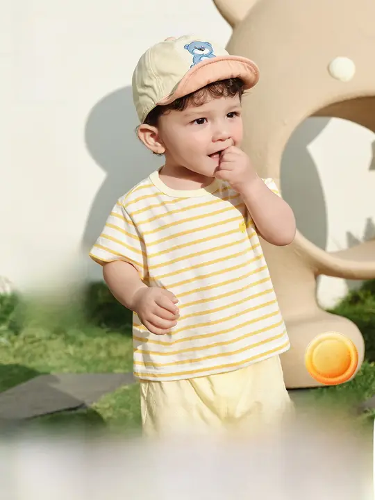 子供用半袖Tシャツ【綿素材・夏用・デザインプリント】（セットアップ対応）