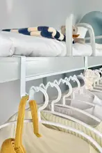 ベッドサイド用衣類ハンガー【収納フック・便利な掛けられるデザイン】