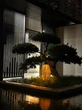 レトロ風竹編みソーラーランタン【屋外・庭園装飾用・フロアスタンド】
