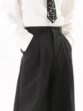 ワイドスラックス メンズ タック ドレープ ゆったり 着痩せ 上品 カジュアル 秋 「LUCE GARMENT」