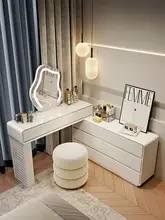 ドレッサー 超薄型 極薄 30cm 一体型チェスト ベッドフットボード用 メイク台 収納キャビネット 大