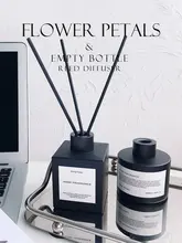無火アロマ瓶 ミニ花瓶【DIY・リードディフューザー用・蓋付き】
