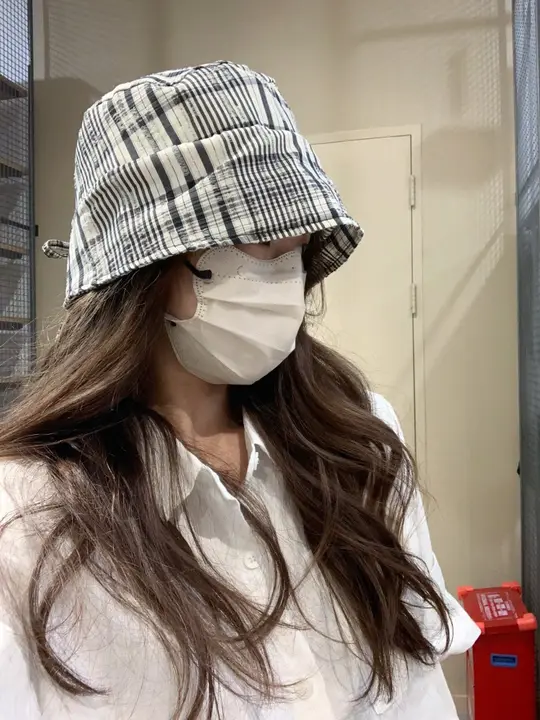 レトロチェック柄フ Fisherman Hat【春夏用・小顔効果・バケットハット】