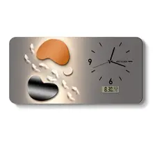 おしゃれな電表箱装飾画【大サイズ・カバー・時計・万年カレンダー付き】