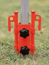 アウトドアテント用ポールセット【固定器・ペグハンマー付き・風防設計】