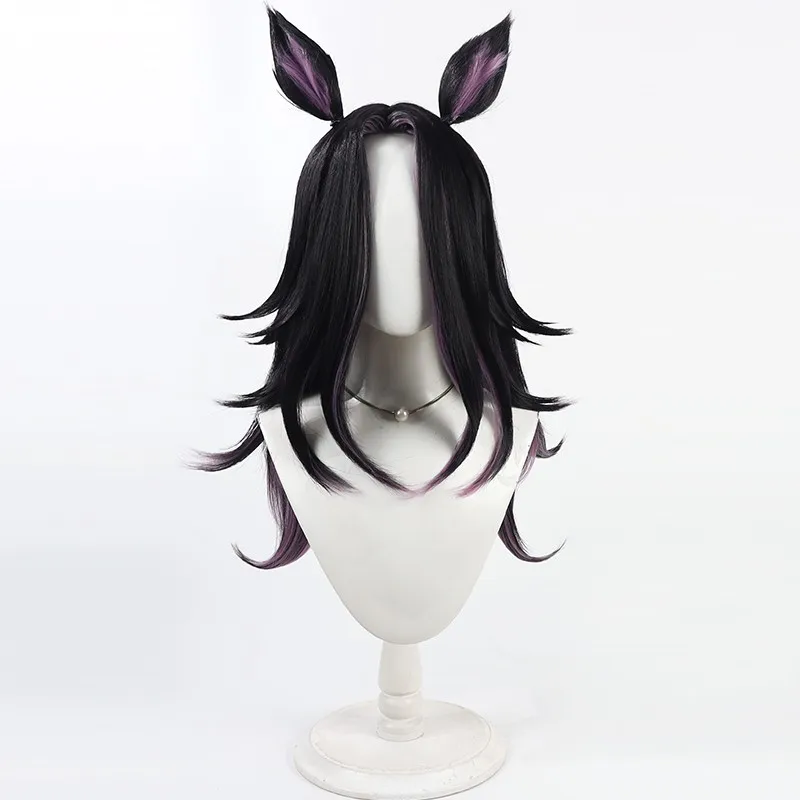 ポニーテール 黒髪向け コスプレウィッグ【耳付き・しっぽ付き・競馬娘風】の実用性と適用シーン