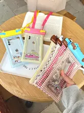 スマホ防水ケース タッチパネル対応 首掛け式 完全防水 エアクッション 水泳 プール ダイビング ラフティング 水遊び