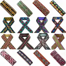 手作り刺繍飾り用布【民族風レーステープ・装飾用・子供服用】
