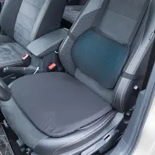 夏用カーマッサージクッション【超薄型・腰サポート・車載用】