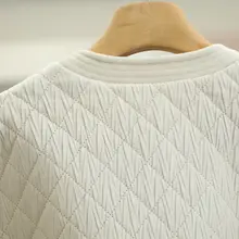 チェック柄のゆったりとしたボアコート【極上の柔らかさ・カジュアル用】