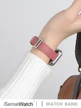 デザイン性抜群のApple Watch用レザーバンド【夏用・カラフル・高級感】（セットアップ対応）