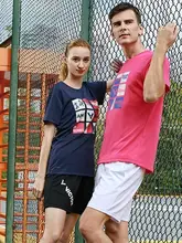 スポーツ用バドミントンショートパンツ【速乾・トレーニング用・ニット素材】（セットアップ対応）