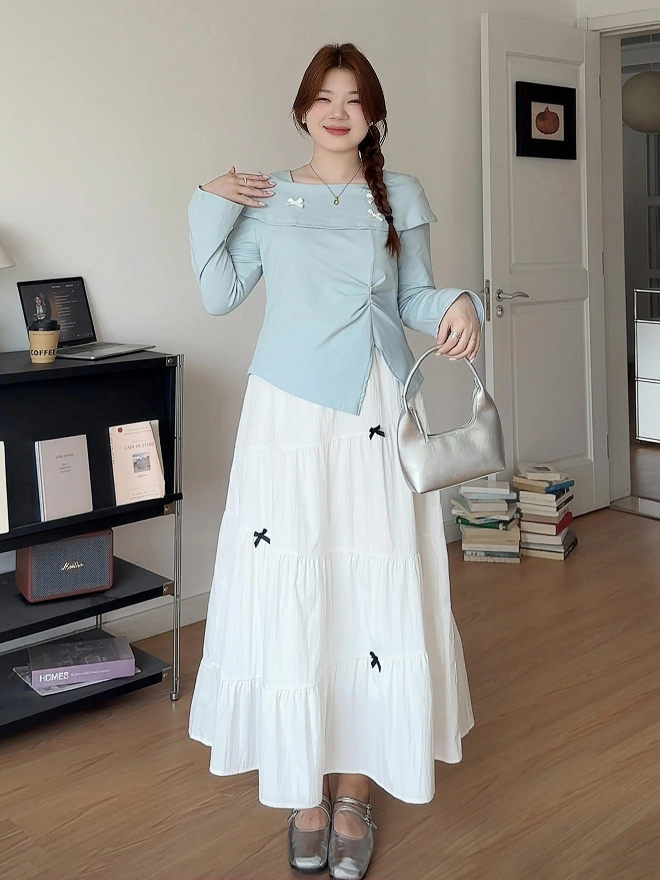 30代女性が春に着る「きれいめ」コーデで悩むなら、マシュマロ体型にぴったりのセットアップは？
