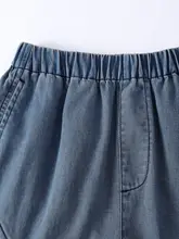 男児用 デニムショートパンツ【夏用・カジュアルデザイン】（セットアップ対応）