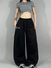 春用 ワイドレッグパンツ【デザイン使用・ダンス対応・カジュアルスタイル】（セットアップ対応）