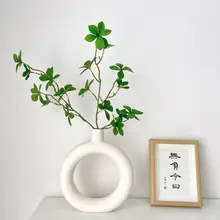 花瓶 グリーン プラント リビング 陶器 ソフト装飾 デコレーション