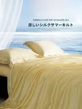 オーストリア製 ランジェンテンセルウォッシャブル夏用掛け布団【絹100%・白鹅绒充填】
