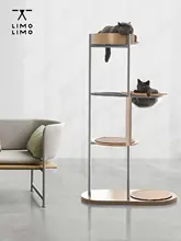 キャットタワー ペット キャットベッド 天然木 人気 デザイン感