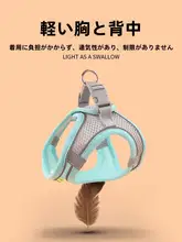 小型犬用ハーネスリード【極上の柔らかさ・お散歩用・テディ】【胸部ハーネスタイプ】