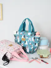 大容量アルミ箔保温ランチバッグ【持ち運び便利・厚手・通勤用】