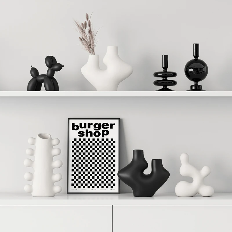 3Dオブジェクトを家に導入するには？北欧風ジオメトリックセラミックフラワーベースが解決するリアルな悩みとは