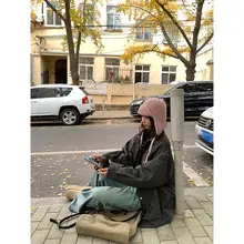 翻領スタイルのキルティングコート【シンプルなデザイン・ゆったりフィット・厚手】