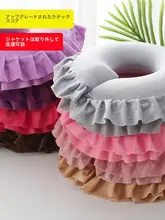 美容院用フェイスマッサージ枕【ラバー素材・楽な着脱・洗濯可能・マッサージ用】