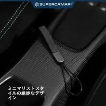 アルカンターラ製 車のキーホルダー【高級感あるデザイン・メルセデスベンツ・BMW・アウディ・ポルシェ対応】