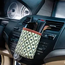 車載用収納ポケット【エアコン吹出口取り付け・スマホ収納可】