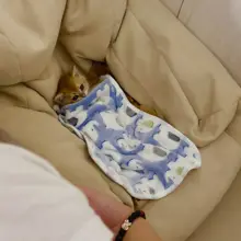 猫デザインのふわふわブランケット【冬用・保温・ペット用】