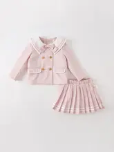 秋用 女の子向け おしゃれな子供服【学院風・2点セット対応】