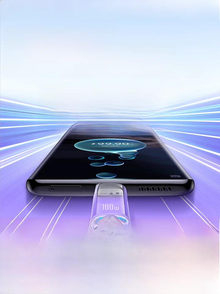 Baseus Type-Cデータケーブル【100W急速充電・自動断電機能付き・Huawei・Honor・Xiaomi対応】