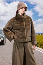極上の柔らかさ！フェイクファー短丈ジャケット【秋冬用・暖かい・袖なし】