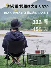 アウトドア折りたたみ椅子【携帯型・キャンプ用・ピクニック・釣り】